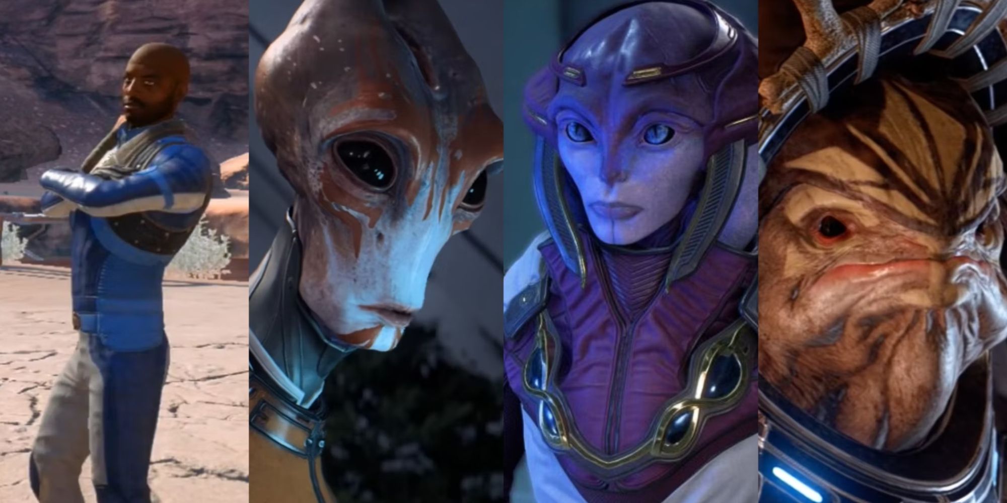 Mass Effect Andromeda Endings Split Image Of Ambassadors