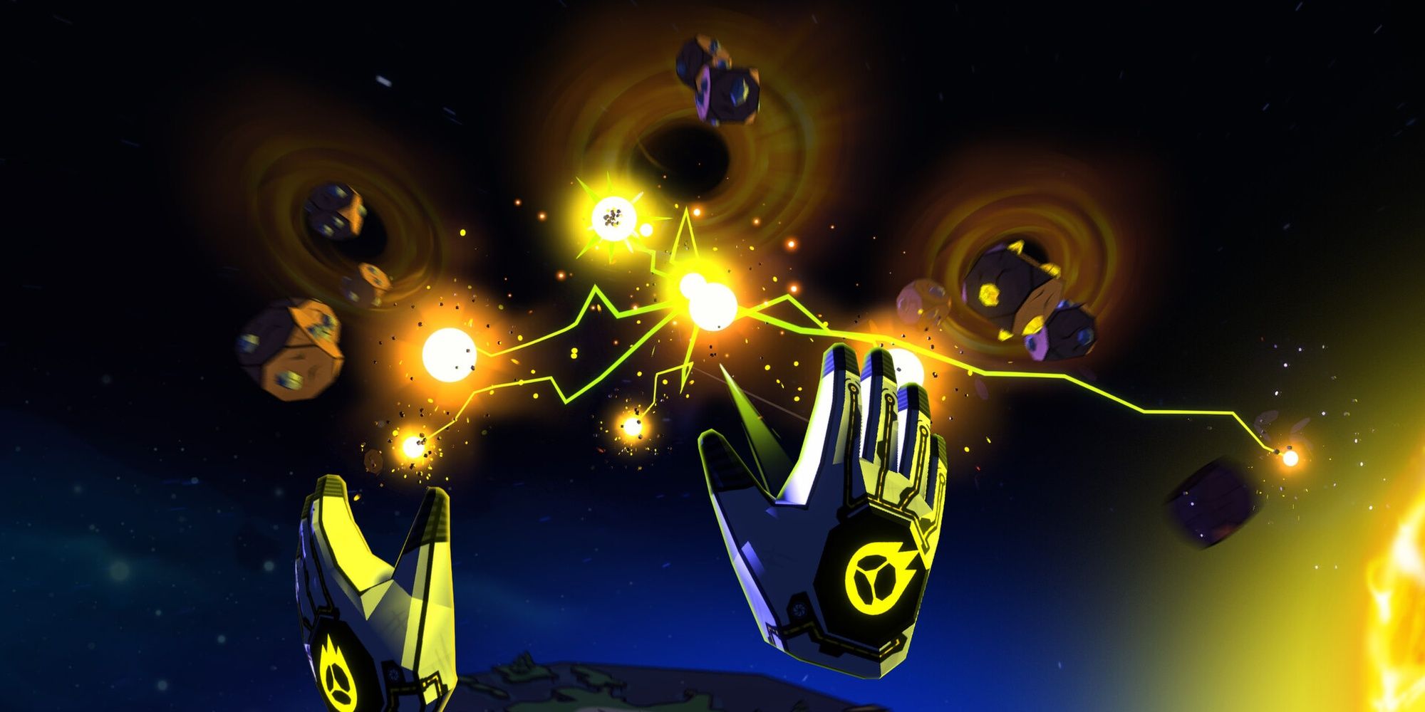 Meteoric VR: Blasting Apart Asteroids With The Power Gloves