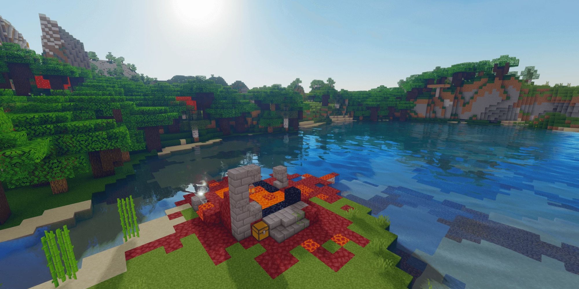 minecraft better ocean graphics and new bloc types in mod