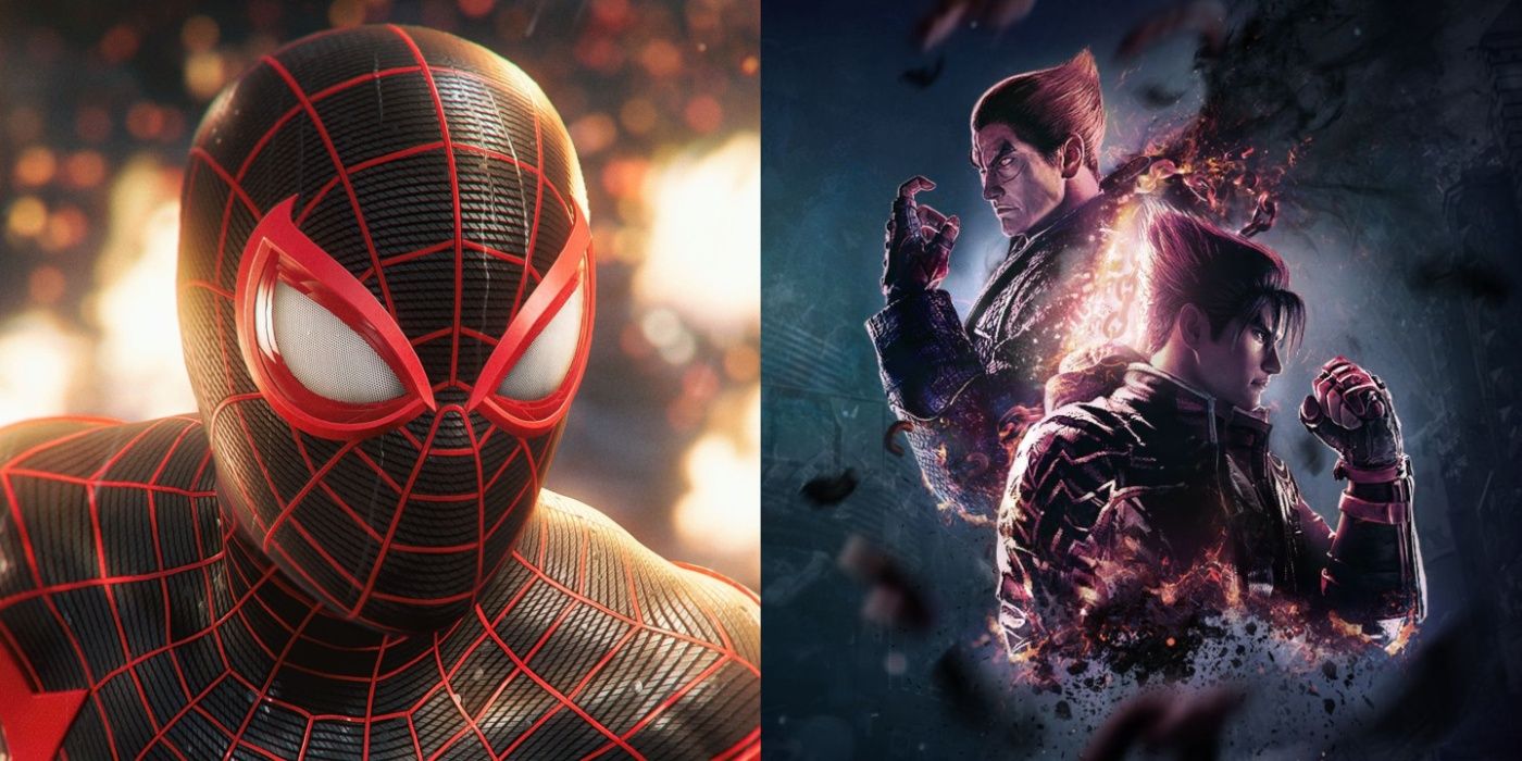miles in spider-man 2, and the tekken 8 cover art