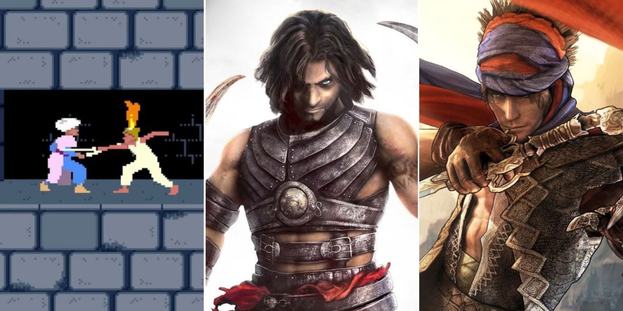 All Of The Prince Of Persia Games, Ranked featured image with three Persona game screenshots side by side