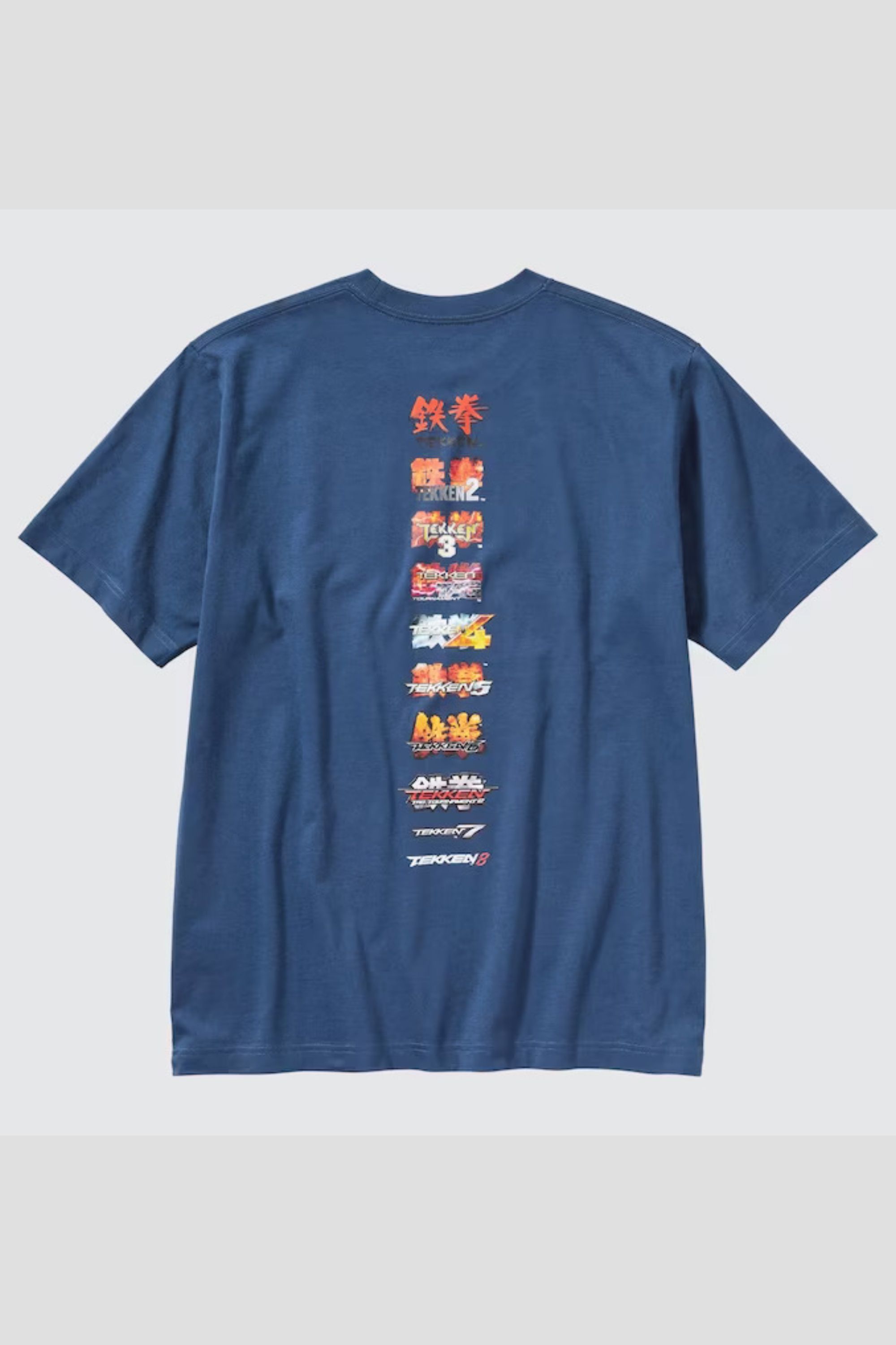 uniqlo tekken logos t-shirt