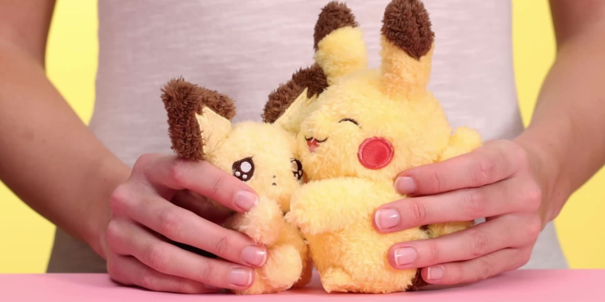 pokemon sweet support pikachu and pichu plush