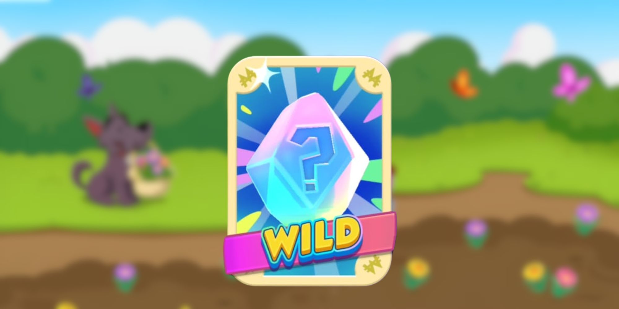 wild sticker logo from Monopoly GO