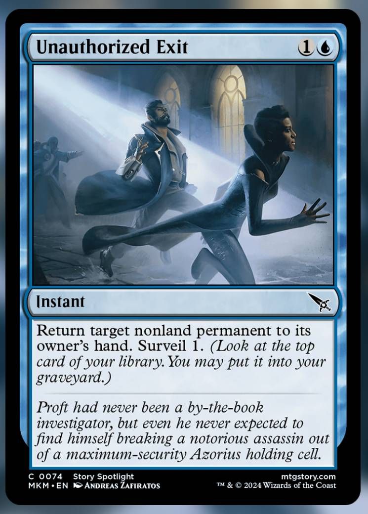 MTG - Unauthorized Exit