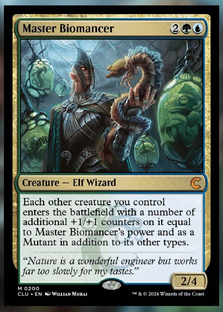 Master Biomancer Magic The Gathering Card