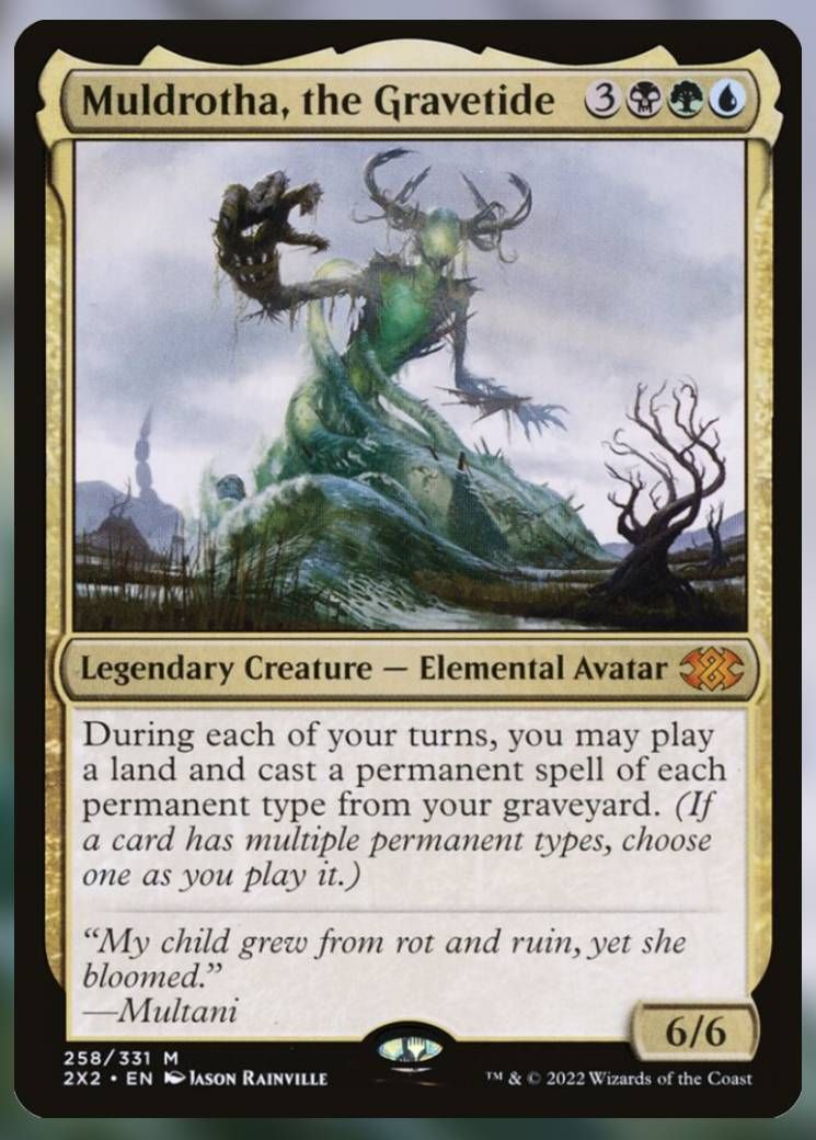 Muldrotha, the Gravetide Magic The Gathering Card