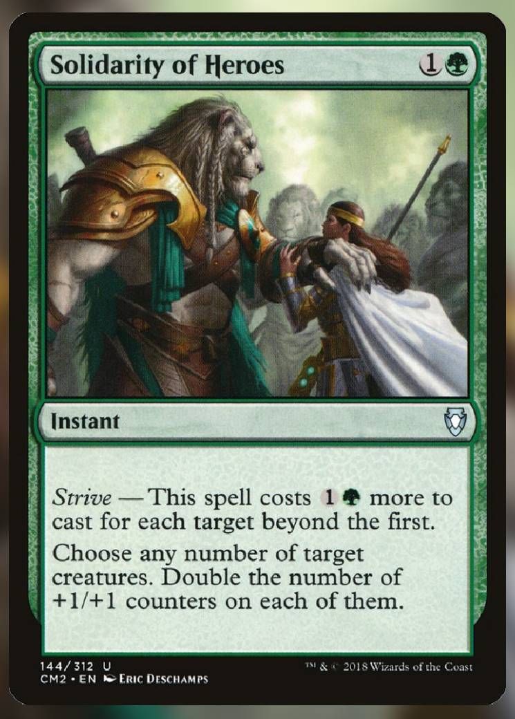 Solidarity of Heroes Magic The Gathering Card