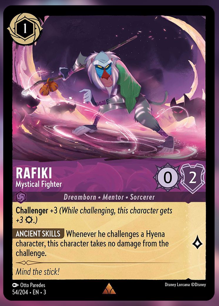 Rafiki, Mystical Fighter