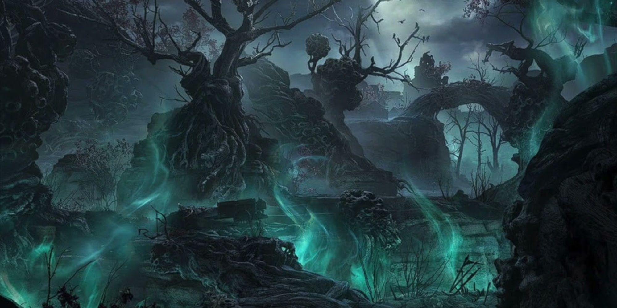 Shadowlands artwork from Baldur's Gate 3 loading screen of the underdark