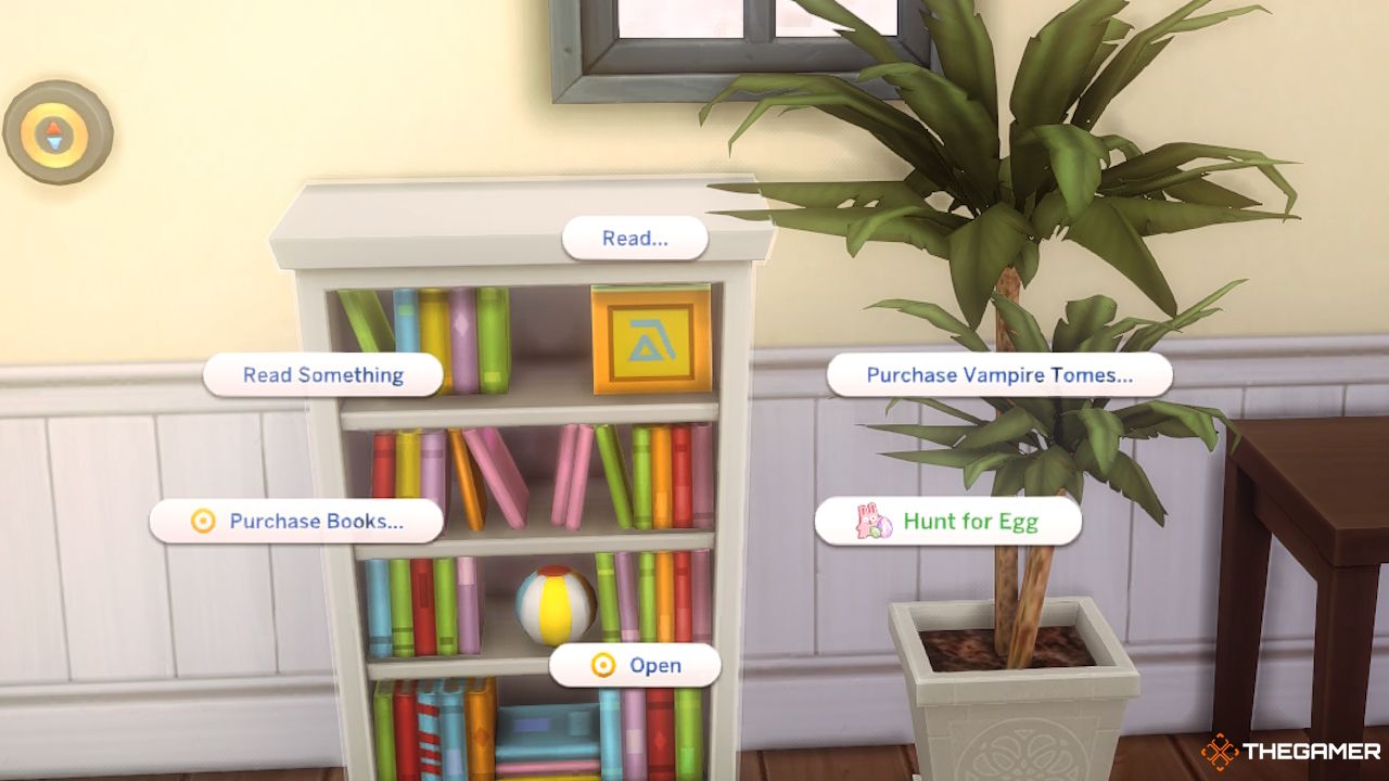 the option to Hunt for Egg in Sims 4 during an Egg Hunt