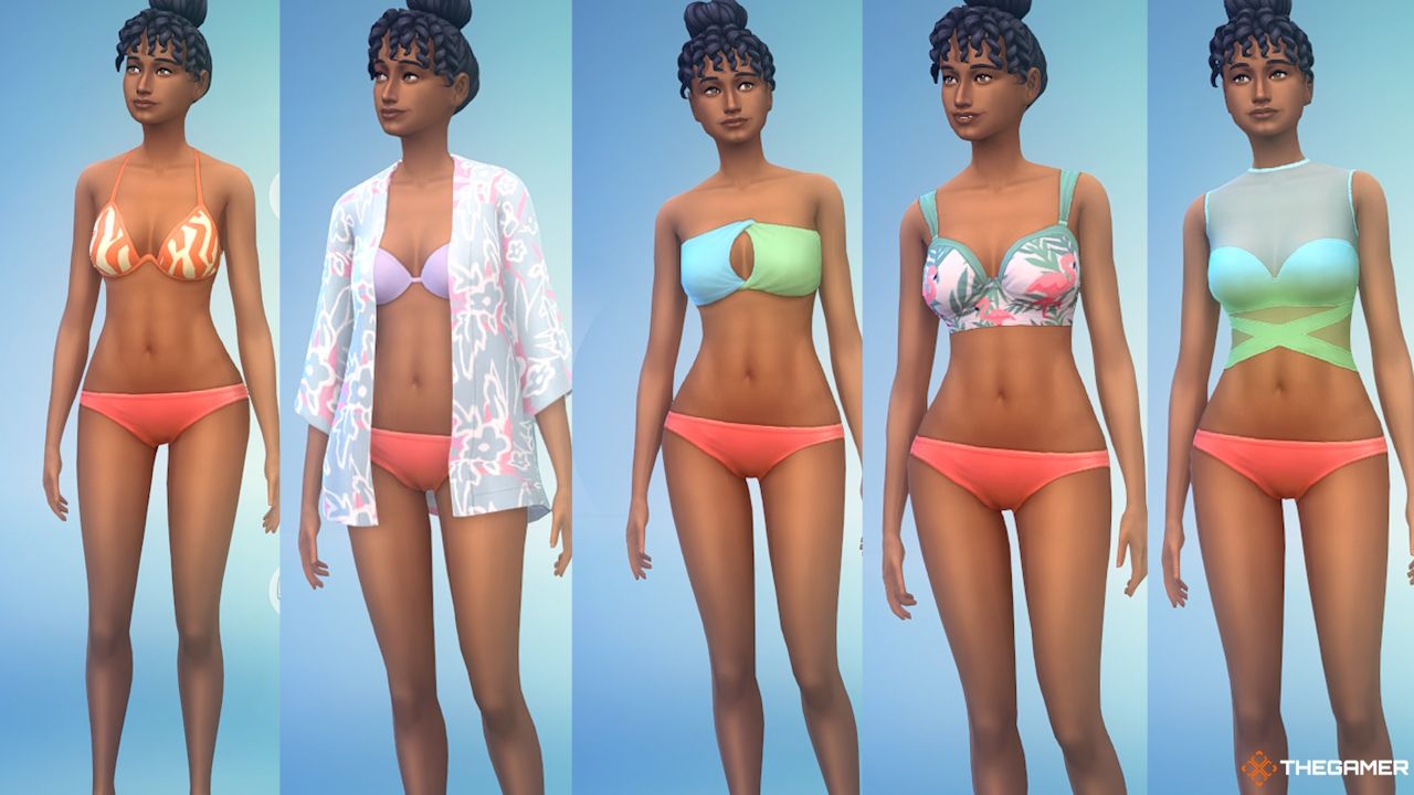 Default Female Underwear Set - The Sims 4 Create a Sim - CurseForge