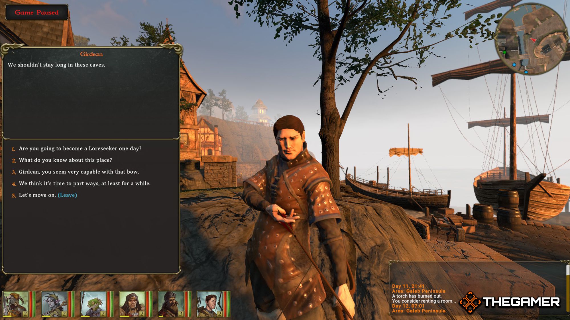 Speaking with Girdean In Archaelund