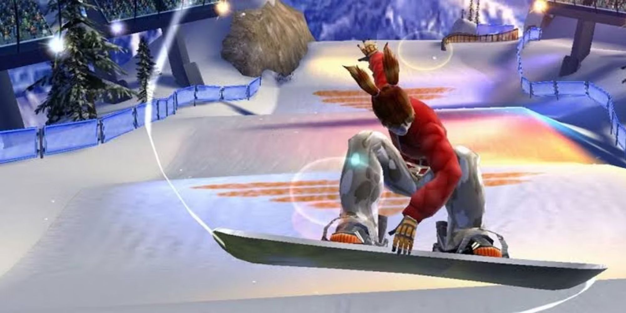 SSX 3 Boarder Performs A Trick