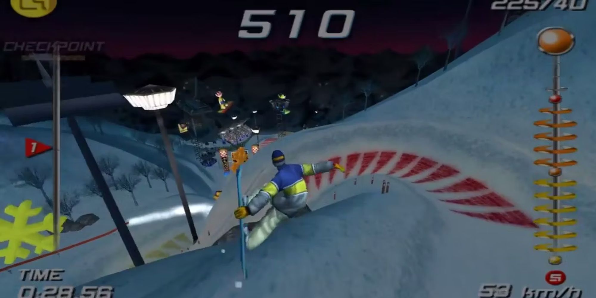 SSX Boarder Performs A Trick On A Slope