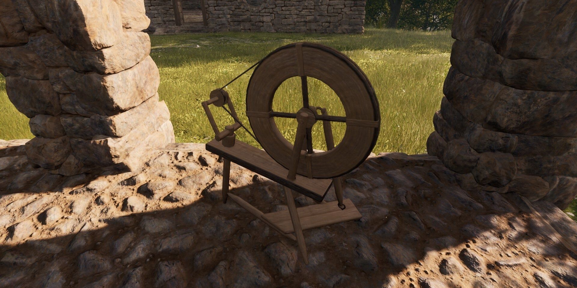 The simple Spinning Wheel in nightingale