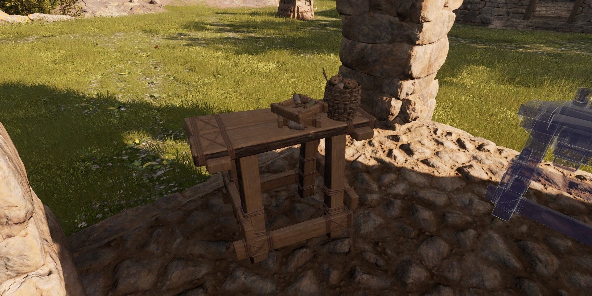 simple sewing bench in nightingale