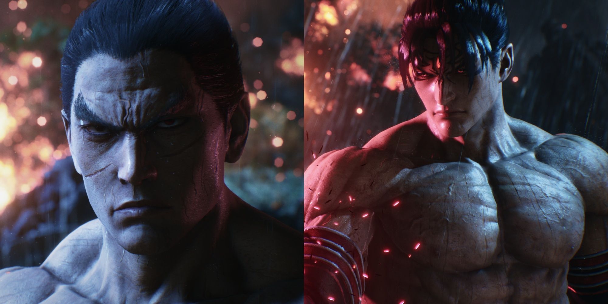 Kazuya And Jin During Cutscenes In Tekken 8's Story Mode.