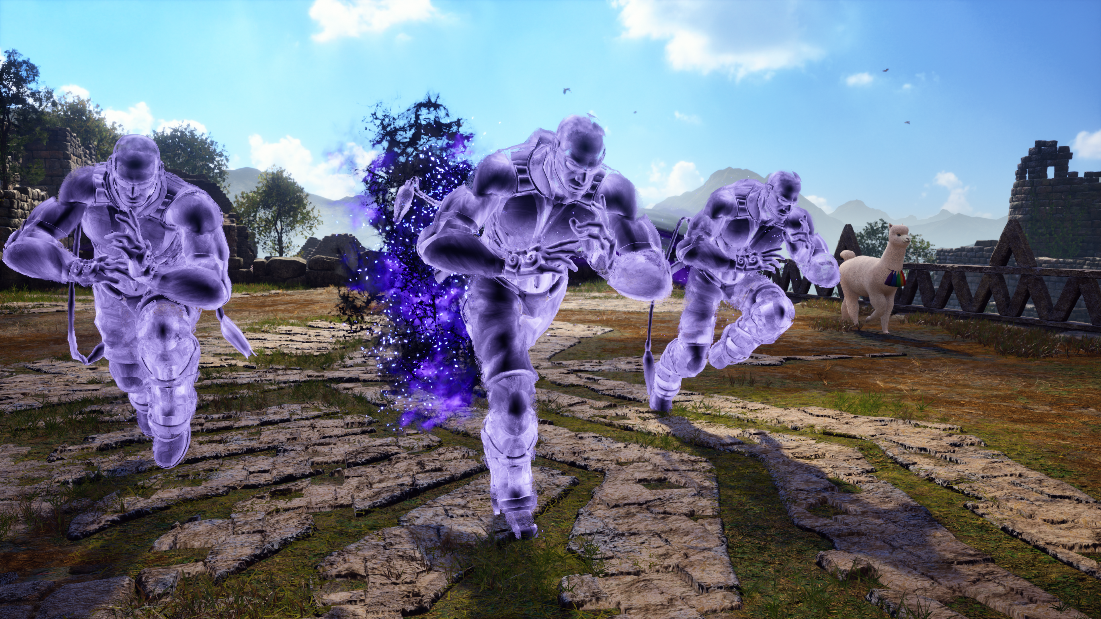 Raven sending forth his Shadow Clones in Tekken 8