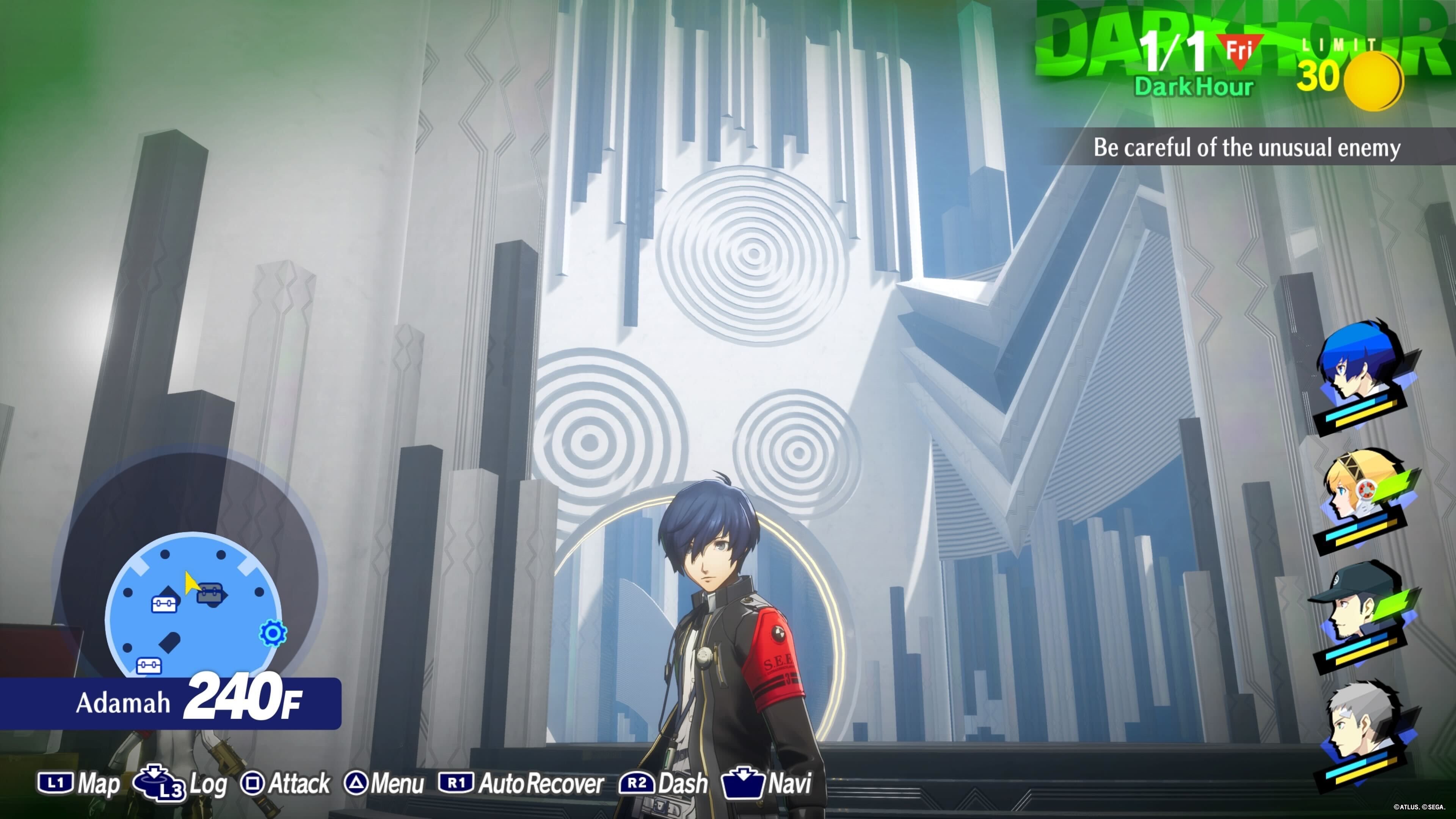 the decor of the adamah block persona 3 reload p3r