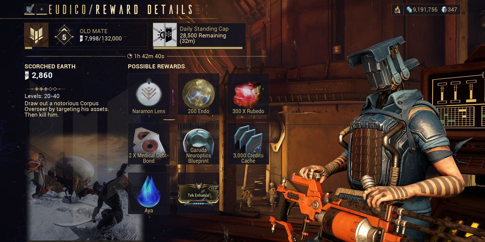 Warframe Eudico Fortuna Bounty