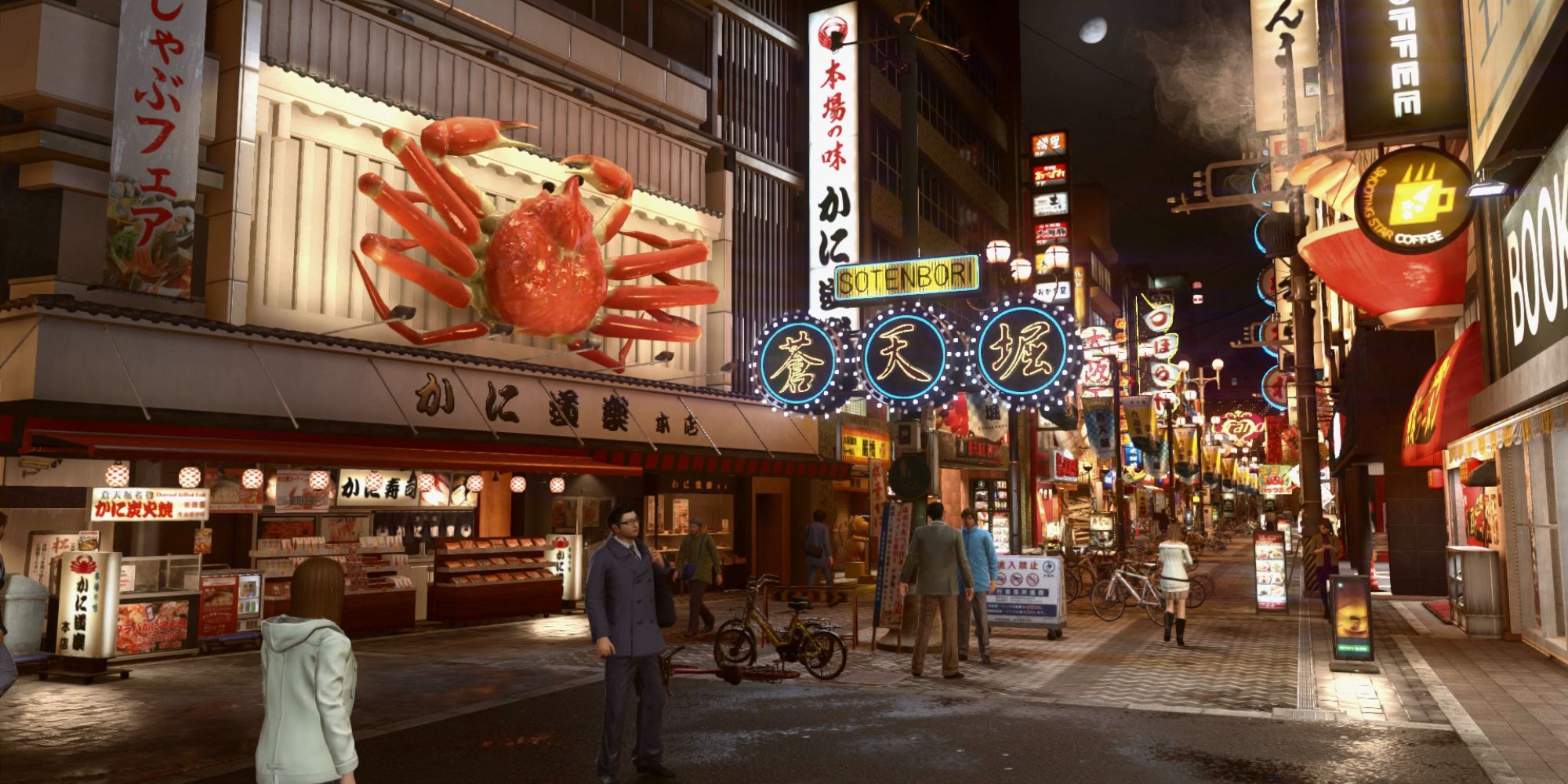 Yakuza Kiwami 2 Screenshot Of A Street In Sotenbori