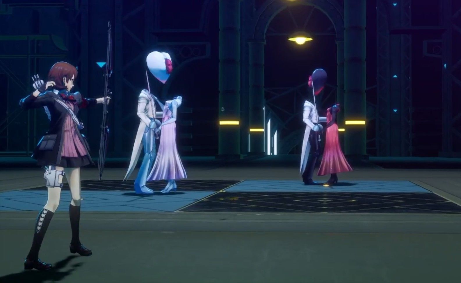 yukari firing at dependant partner in persona 3 reload p3r partners gatekeepers