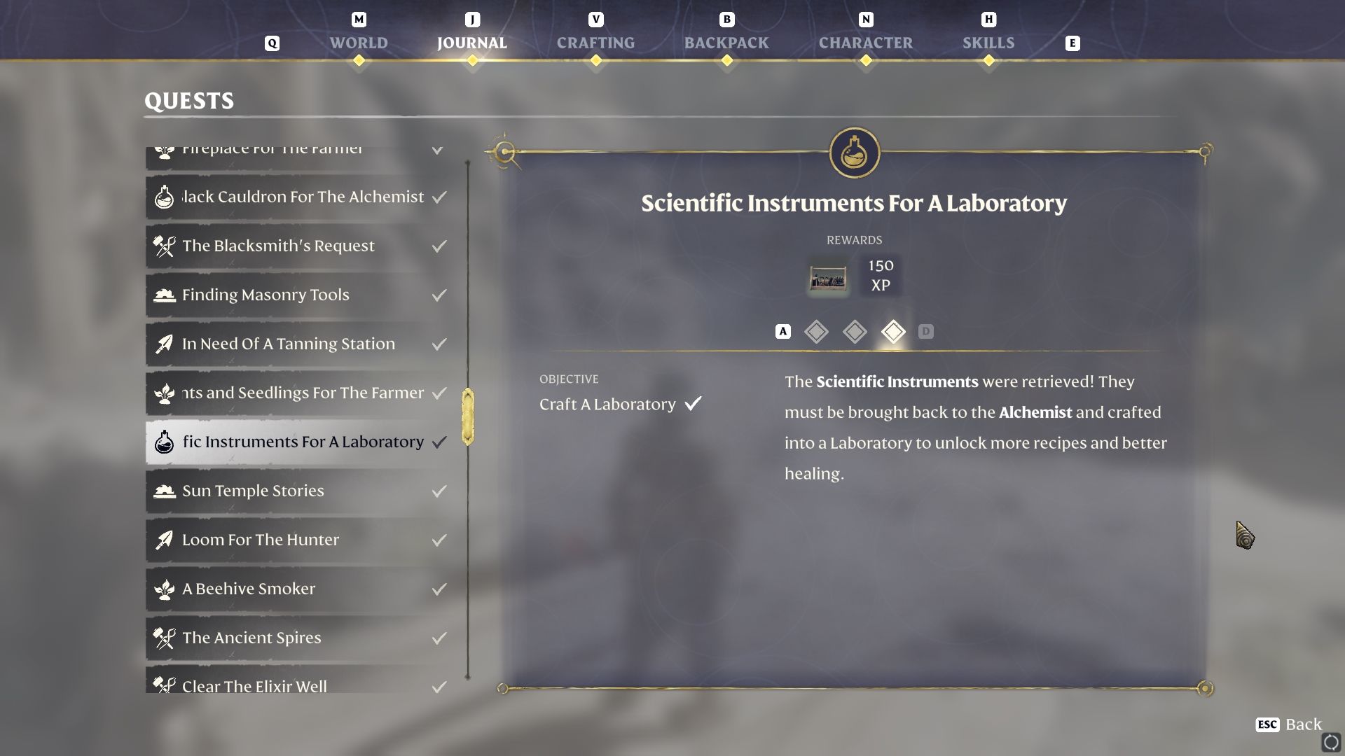 Scientific Instruments For A Laboratory Quest