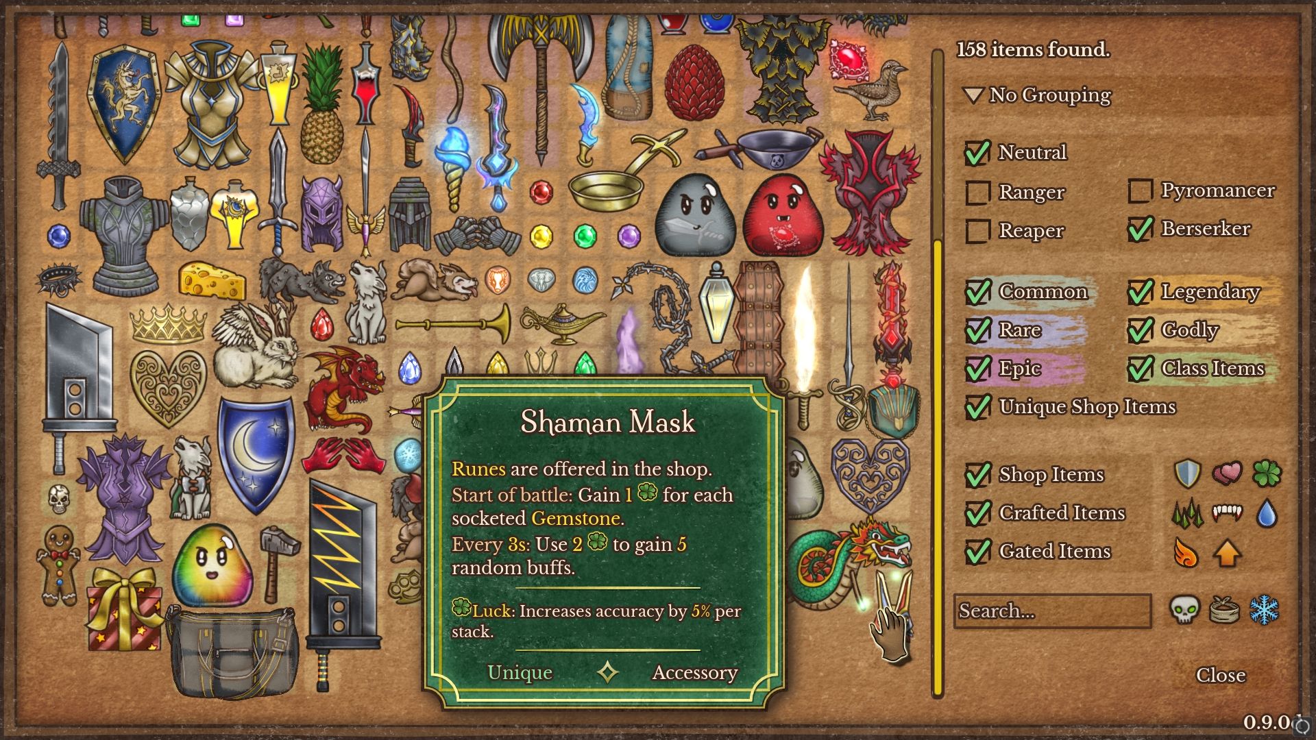 Shaman Mask Accessory Shaman Subclass