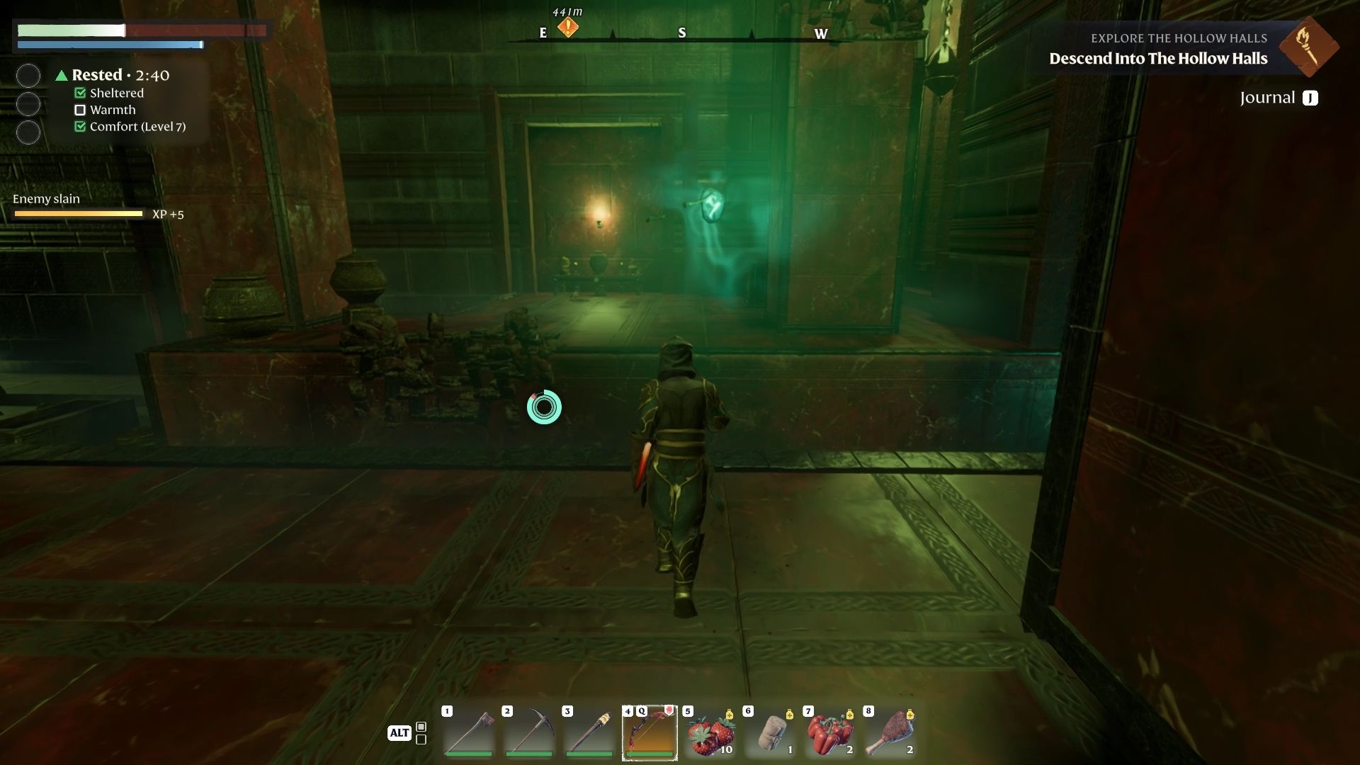 First Orb in the Hollow Halls in Enshrouded