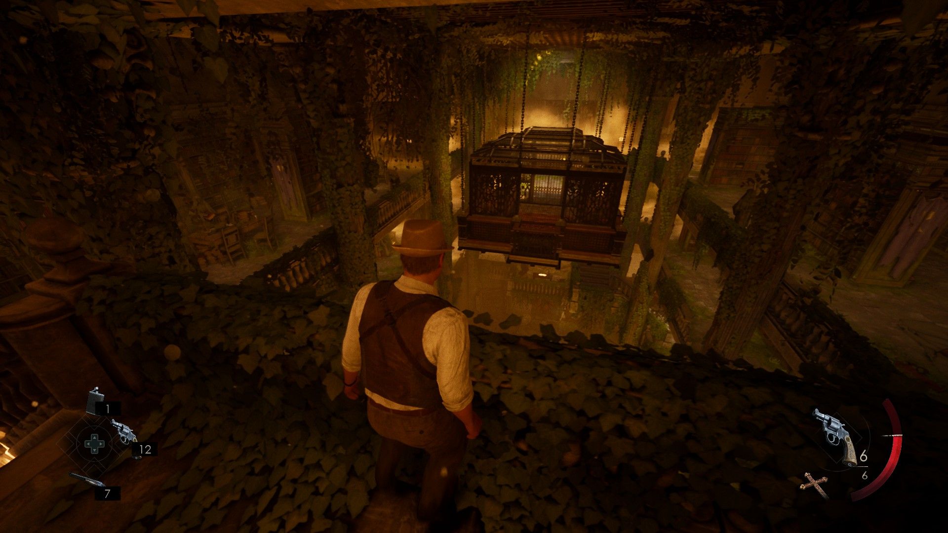 Edward Staring at Cage in Taorella in Alone in the Dark.