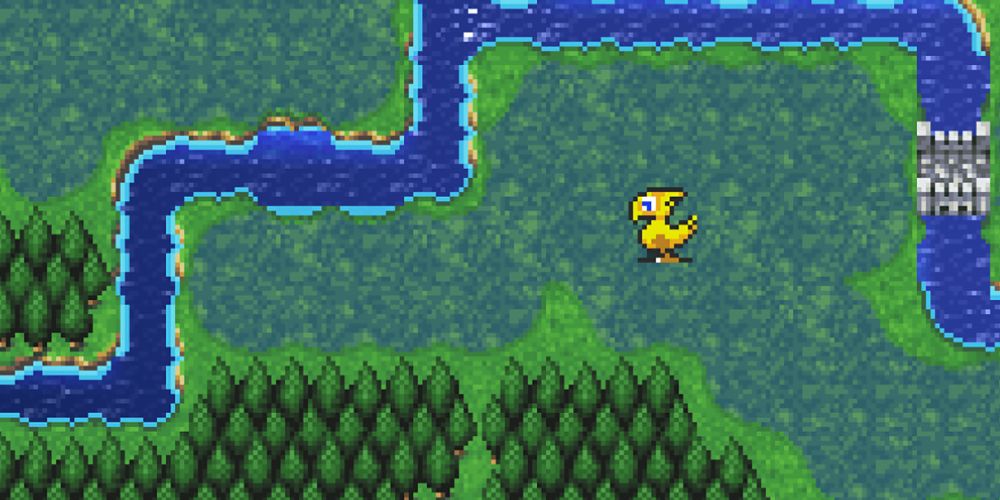 A chocobo in Final Fantasy 2 Pixel remaster