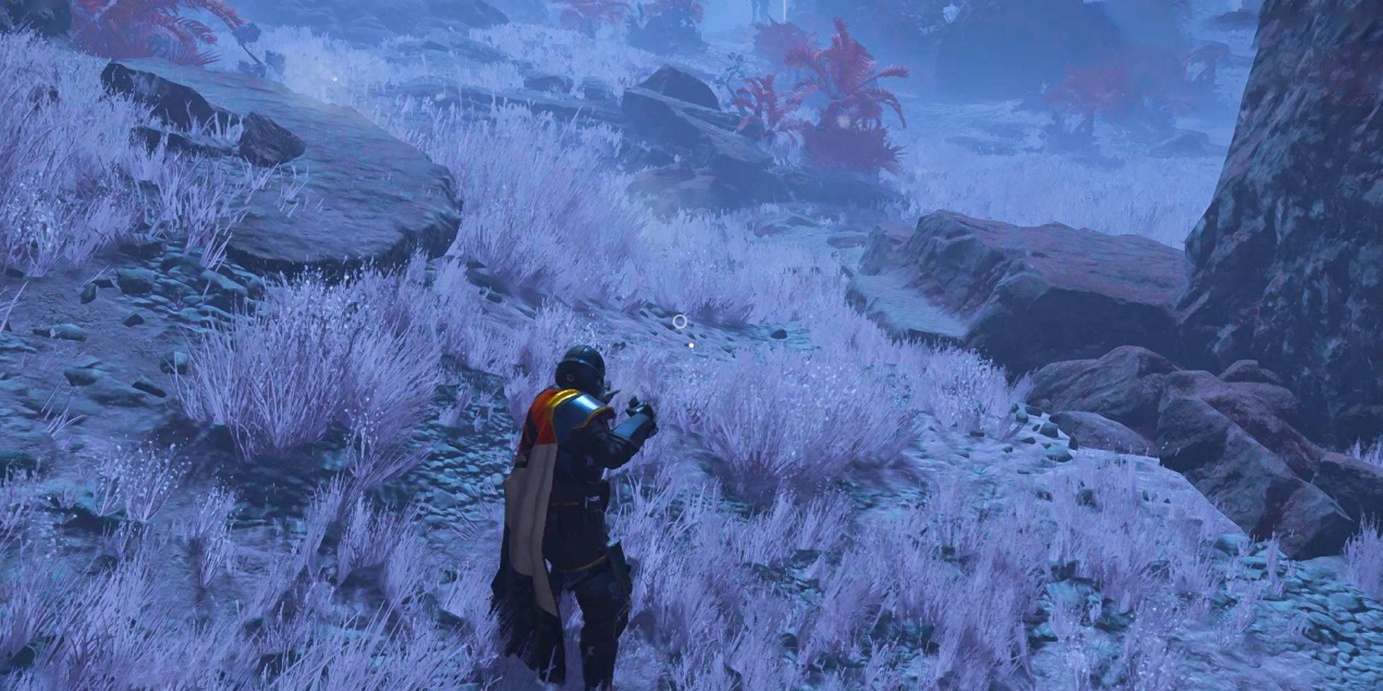 a player cooking the grenade in hand in Helldiver 2