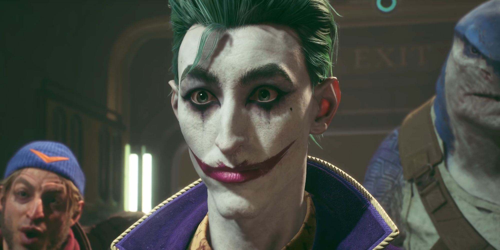 A surprised Joker in Suicide Squad Kill The Justice League