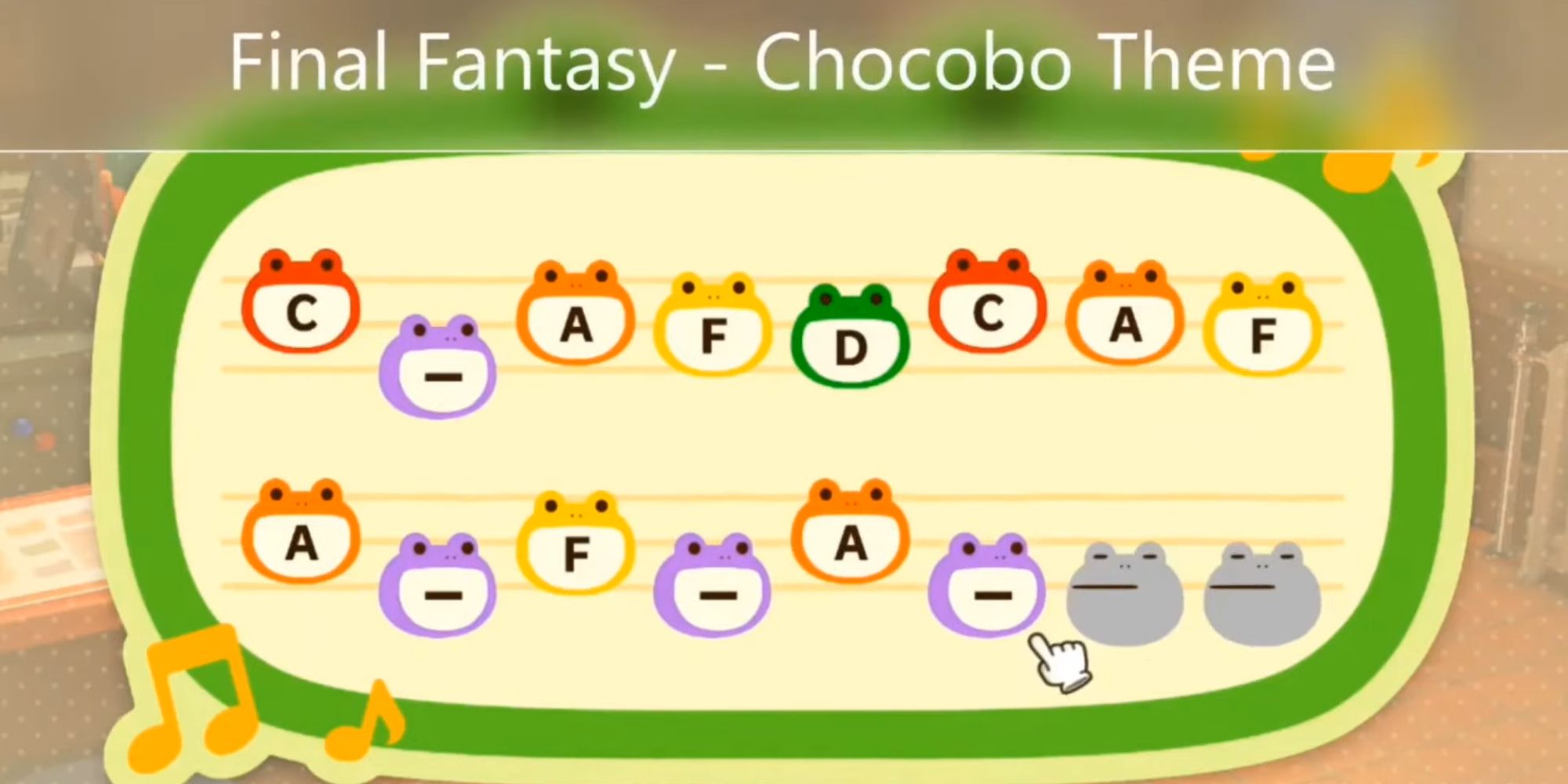 Animal Crossing New Horizons Chocobo Theme Town Tune