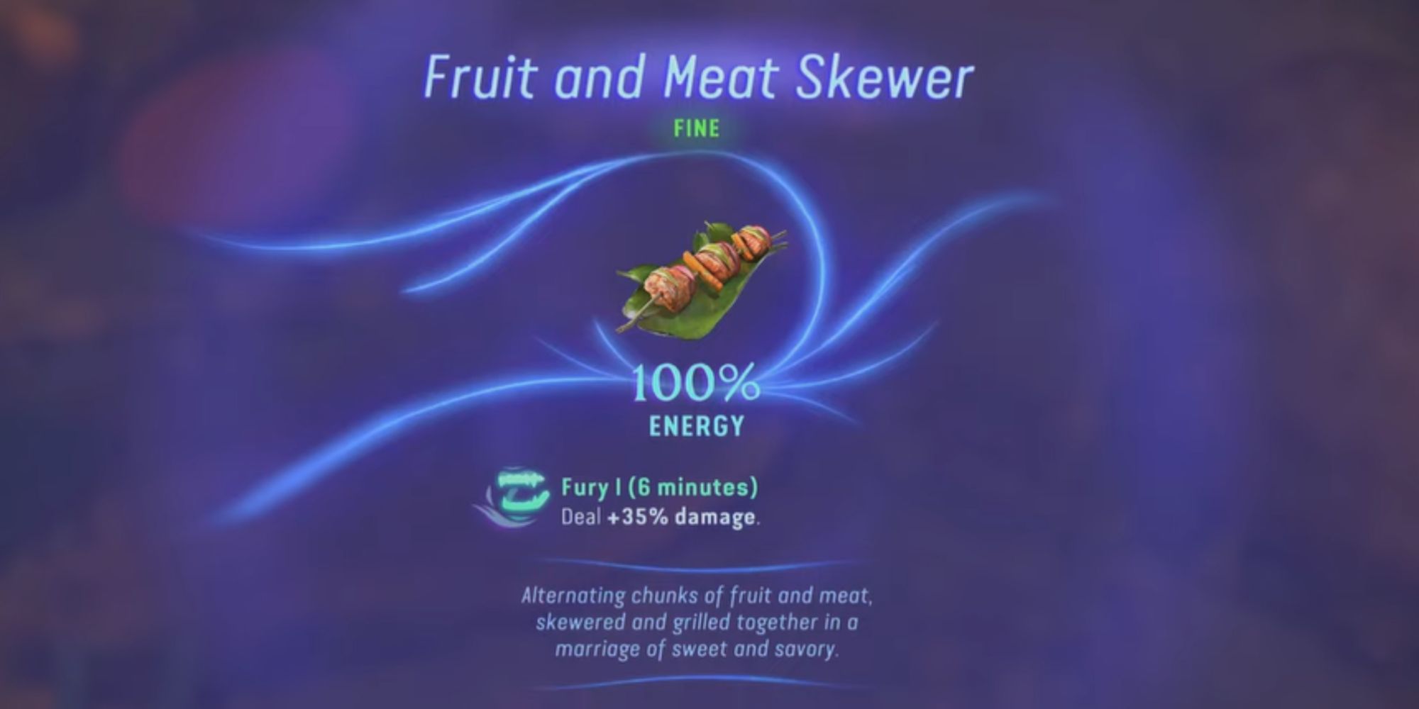 Avatar Frontiers Of Pandora Fruit and Meat Skewer