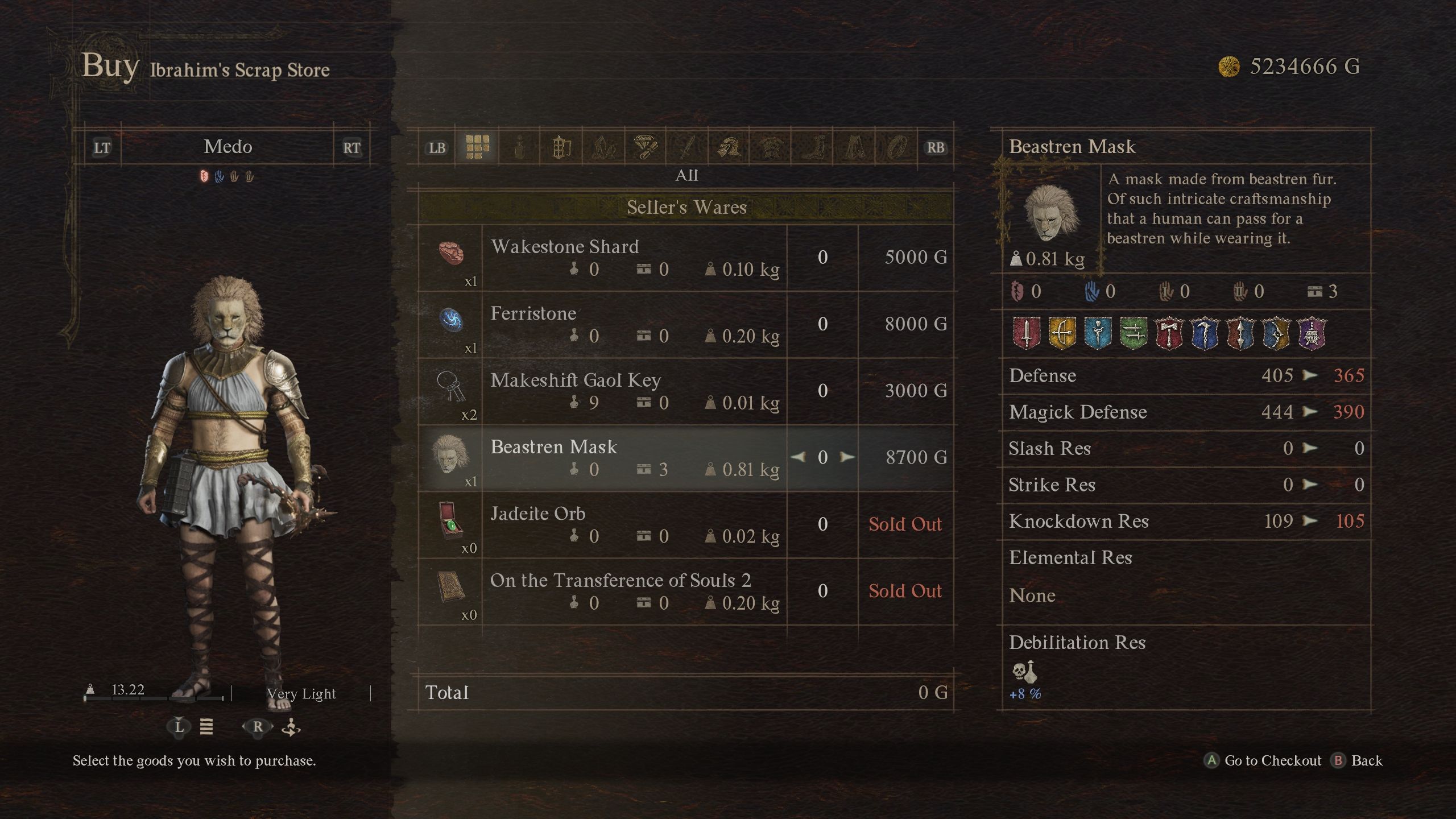 Beastren mask for sale - Dragon&rsquo;s  Dogma 2