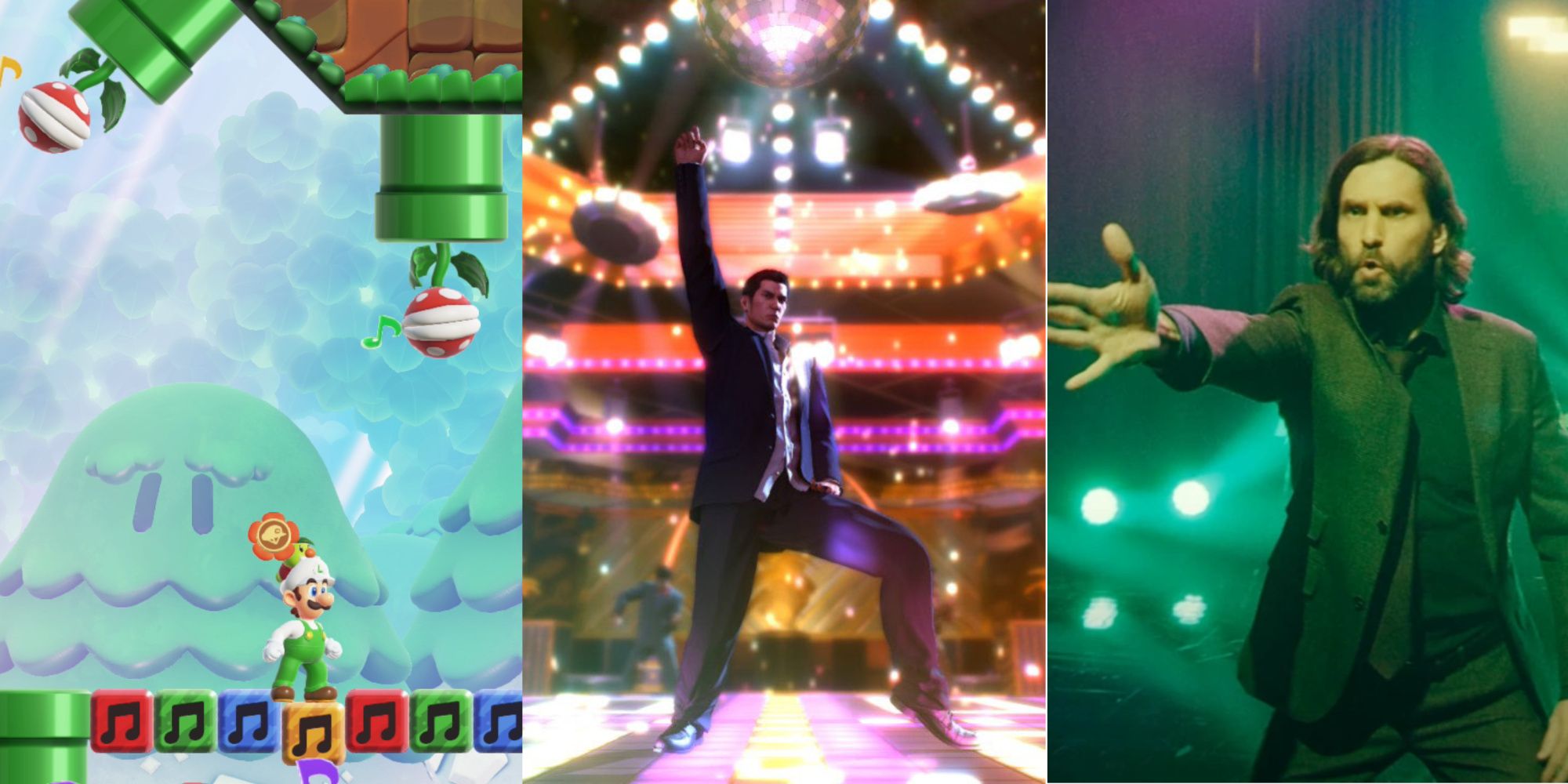 Best Musical Levels in Games Super Mario Bros Wonder Alan Wake 2 Yakuza 0