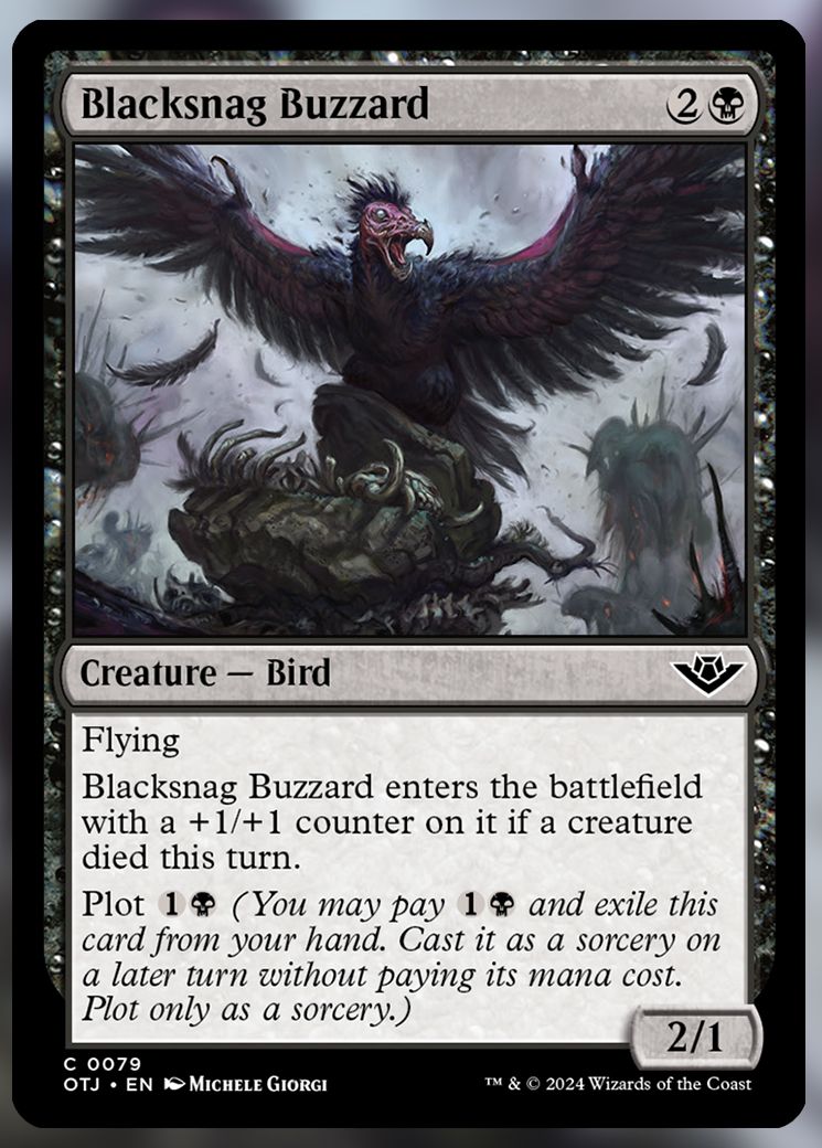 Blacksnag Buzzard