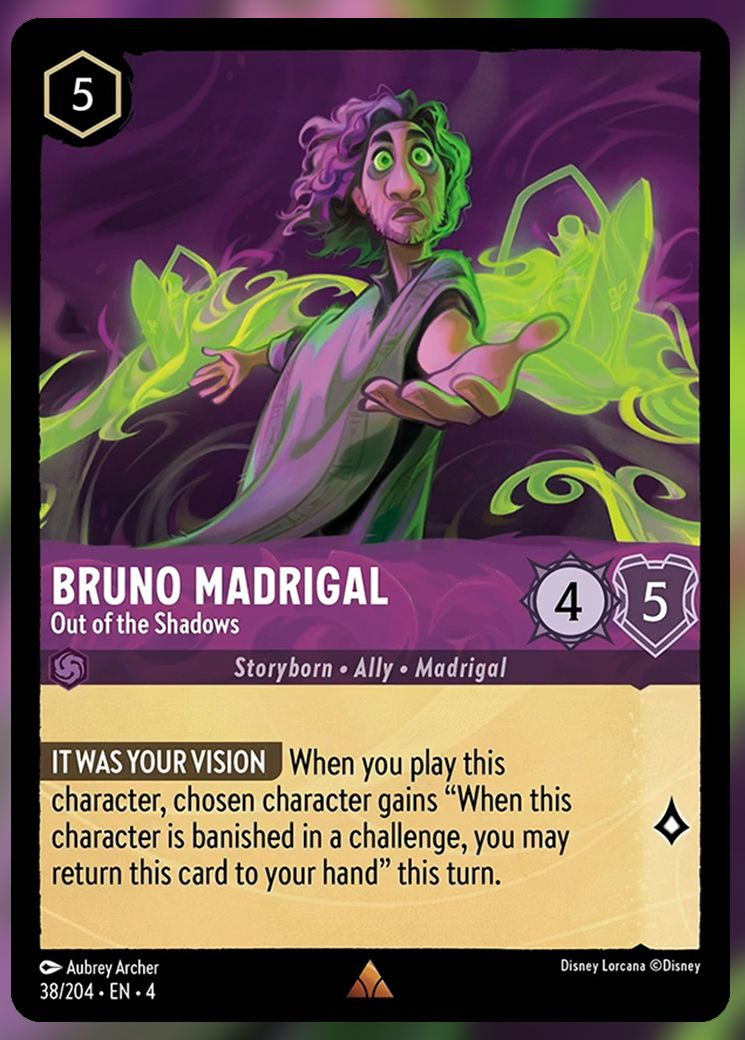Bruno Madrigal, Out of the Shadows-1