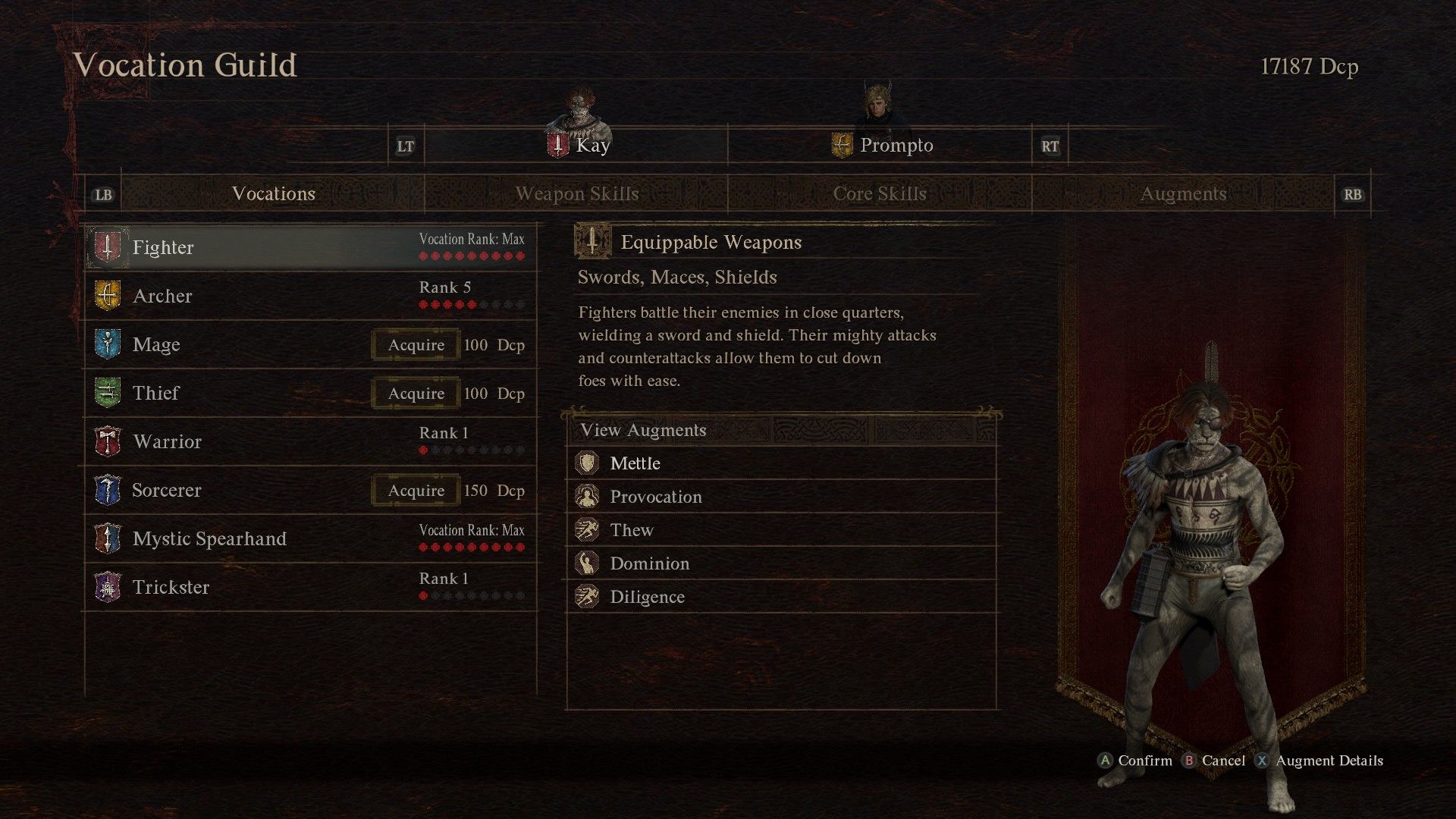 Augments of the Fighter vocation in Dragon&rsquo;s Dogma 2