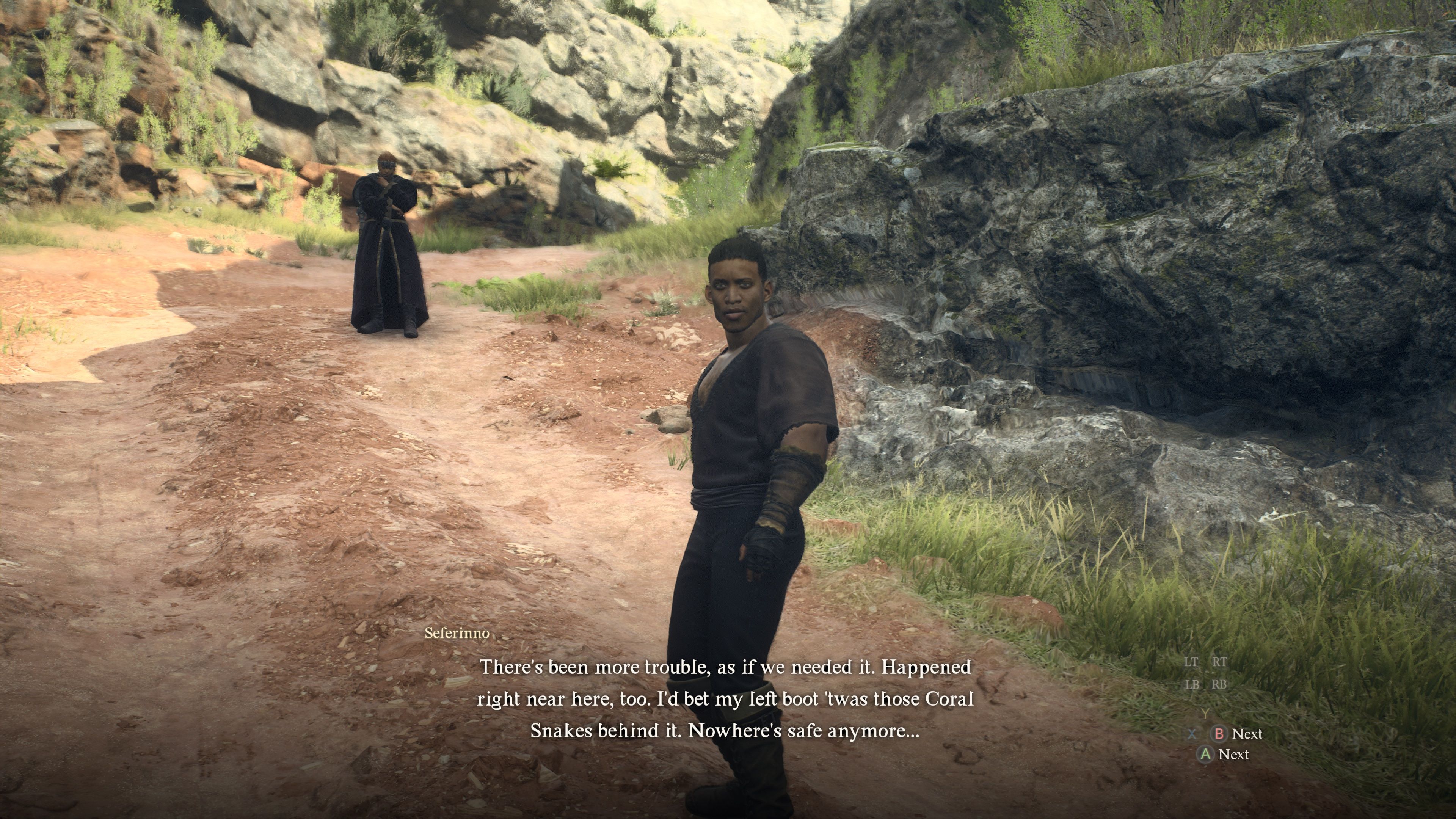 The first civilian during Mercy among Thieves in Dragon's Dogma 2.