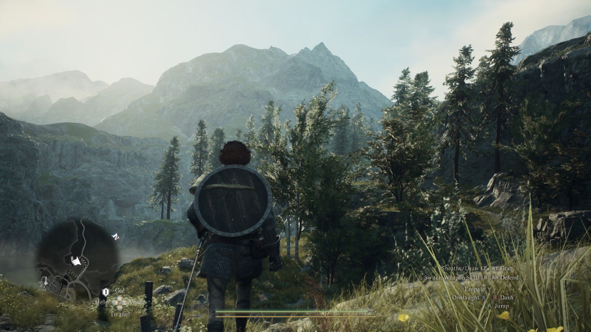 Looking at a mountain in the distance in Dragon&rsquo;s Dogma 2
