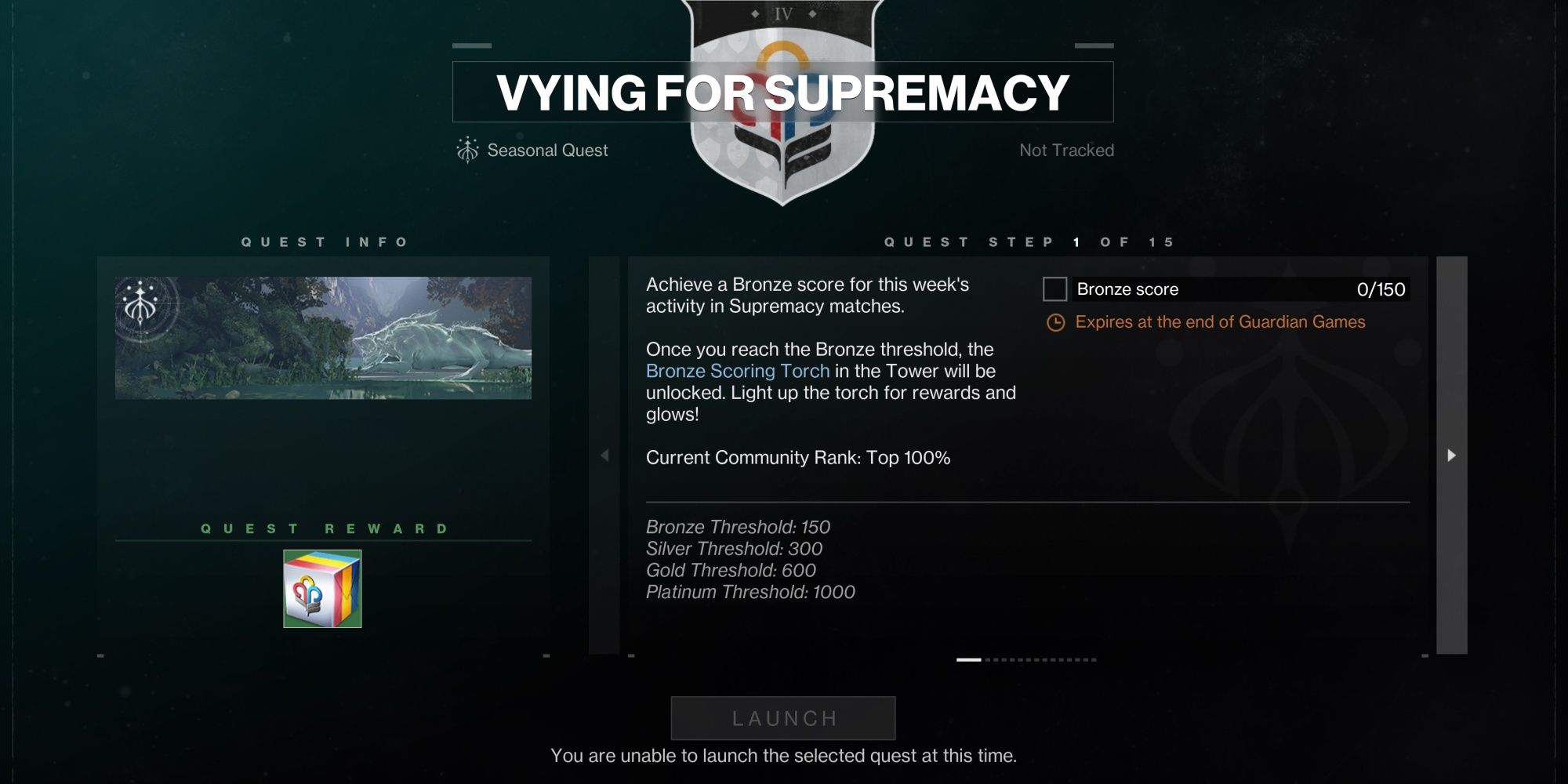 Destiny 2 Guardian Games 2024 Vying For Supremacy Quest