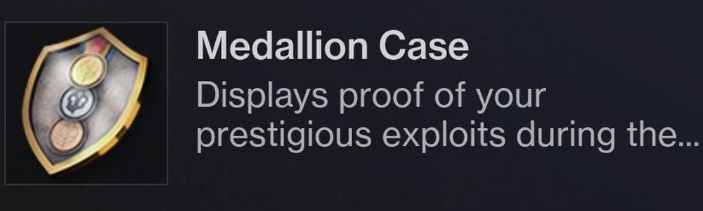 Destiny 2 Medallion Case Header