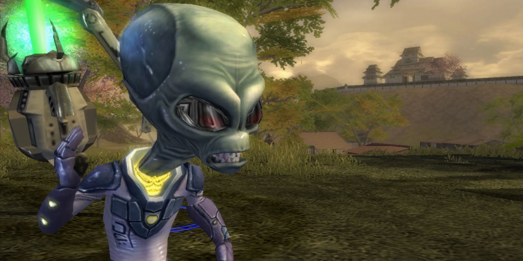 Destroy All Humans 2 Screenshot Of Crypto With Gun