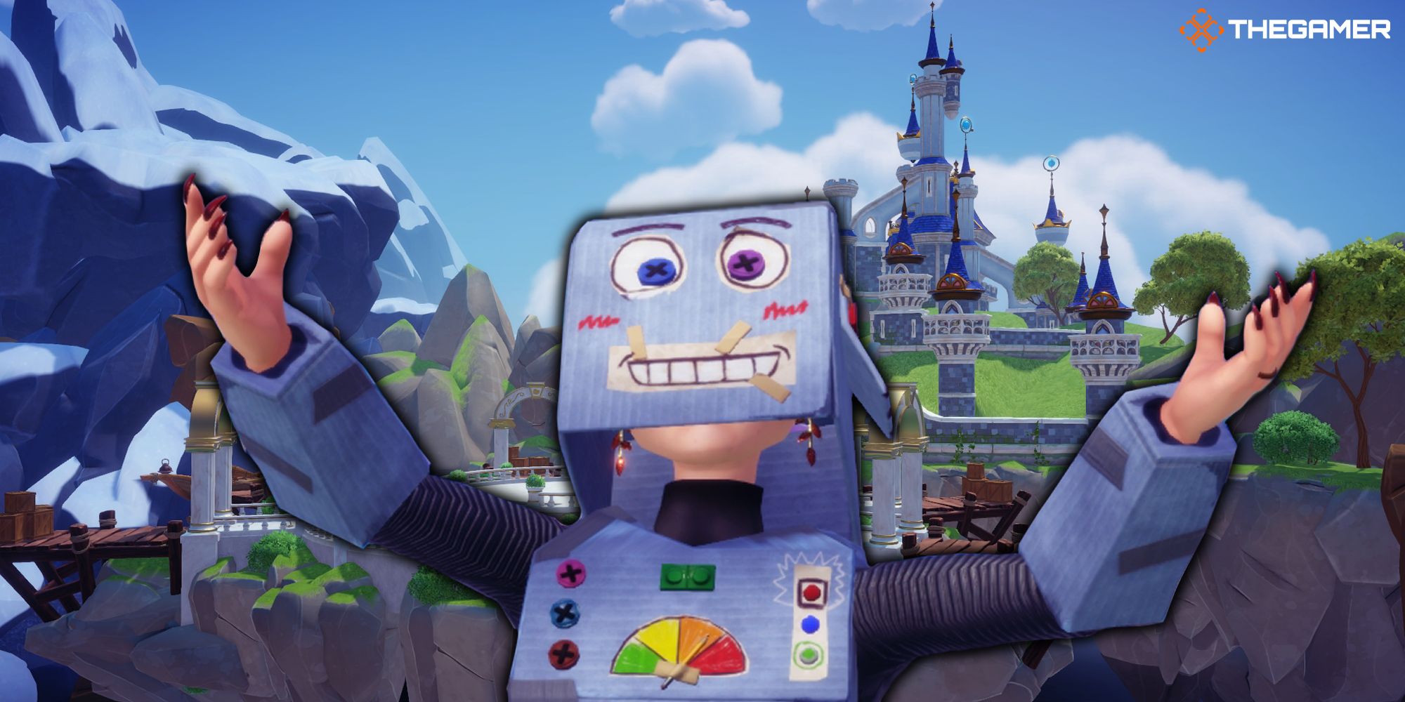 Disney Dreamlight Valley avatar in robot costume