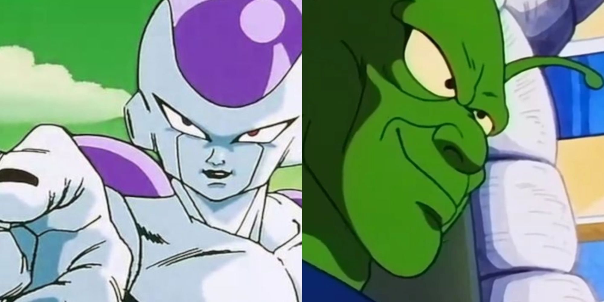 Dragon Ball Villains Featured Split Image Frieza and Piccolo