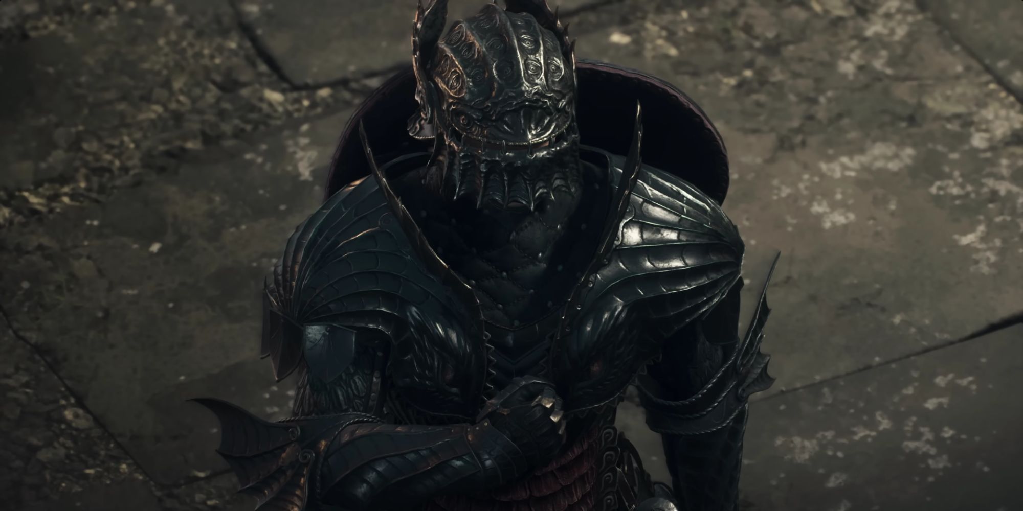The protagonist in armour in Dragon's Dogma 2.
