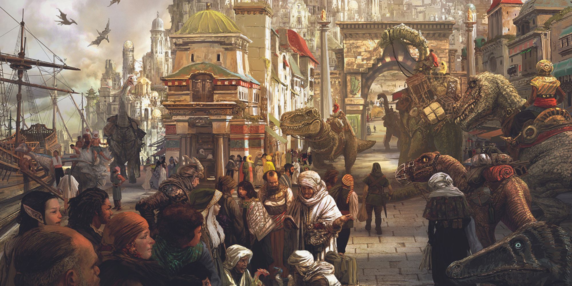Dungeons and Dragons Busy City Street